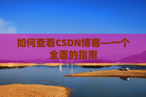 如何查看CSDN博客—一个全面的指南